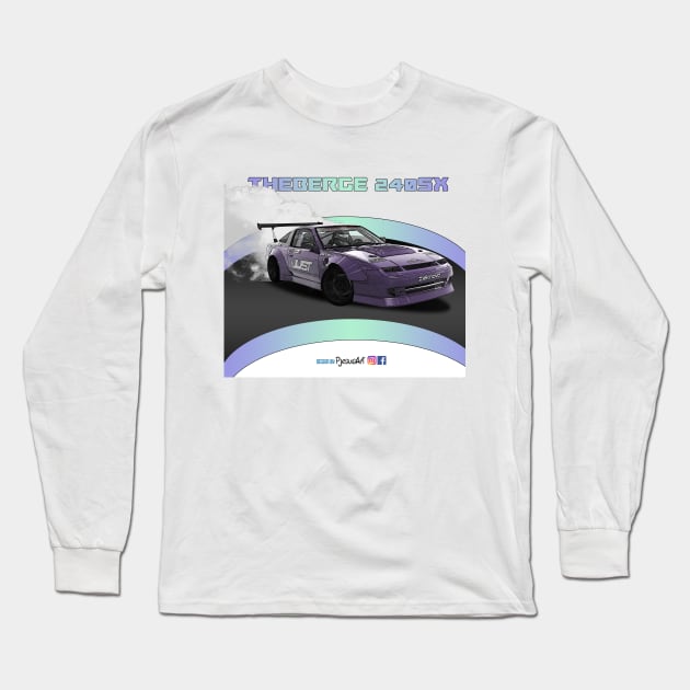 theberge 240sx Long Sleeve T-Shirt by PjesusArt